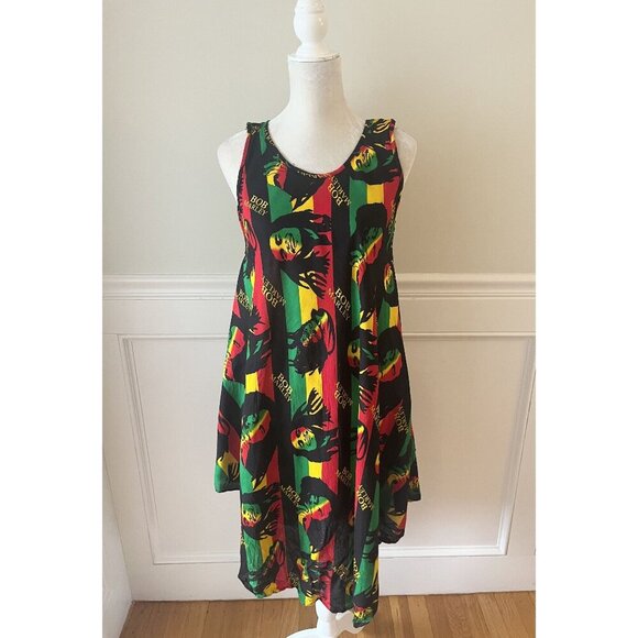 Karan Bob Marley Swing Dress One Size Multicolor - Picture 1 of 4